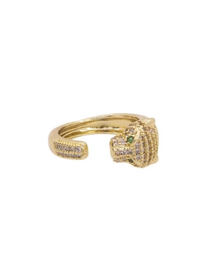 Anillo de puma zirconia brillante