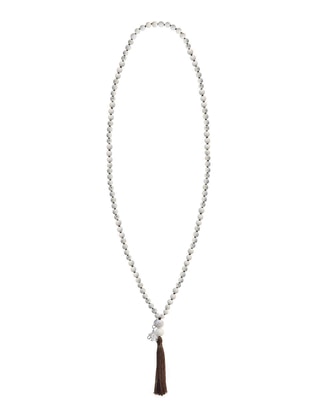 Collar de elefante Japamala de plata P 925