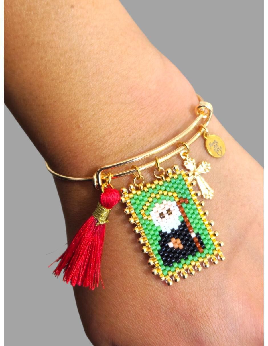 Brazalete con cristal acabado brillante 3