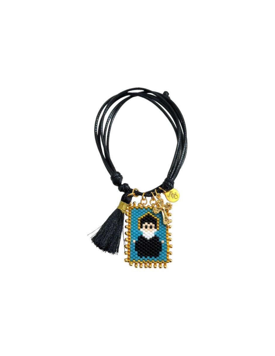 Pulsera con cristal con acabado brillante Pulsera con cristal con acabado brillante