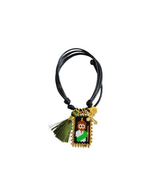 Pulsera con cristal acabado liso Pulsera con cristal acabado liso