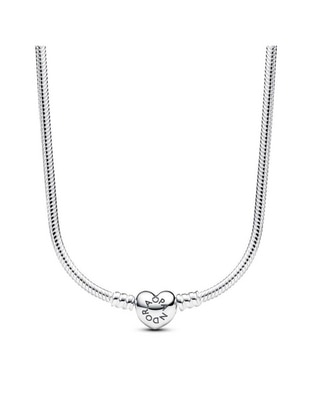 Collar de corazón de plata P 925