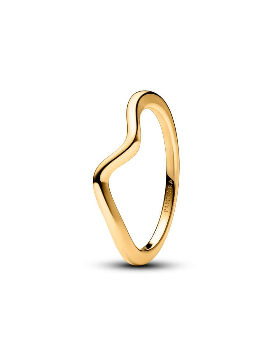 Anillo redondo Timeless de plata P 925 baño de oro rosa