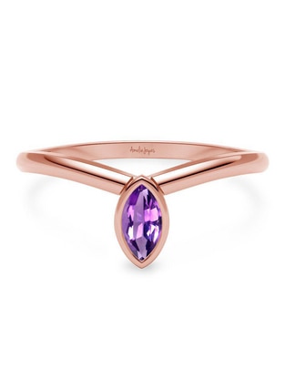 Anillo geométricos 14 k de oro zirconia brillante Anillo geométricos 14 k de oro zirconia brillante