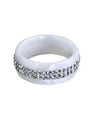 Anillo multi gemas redondo Fashion cristal pulido Anillo multi gemas redondo Fashion cristal pulido
