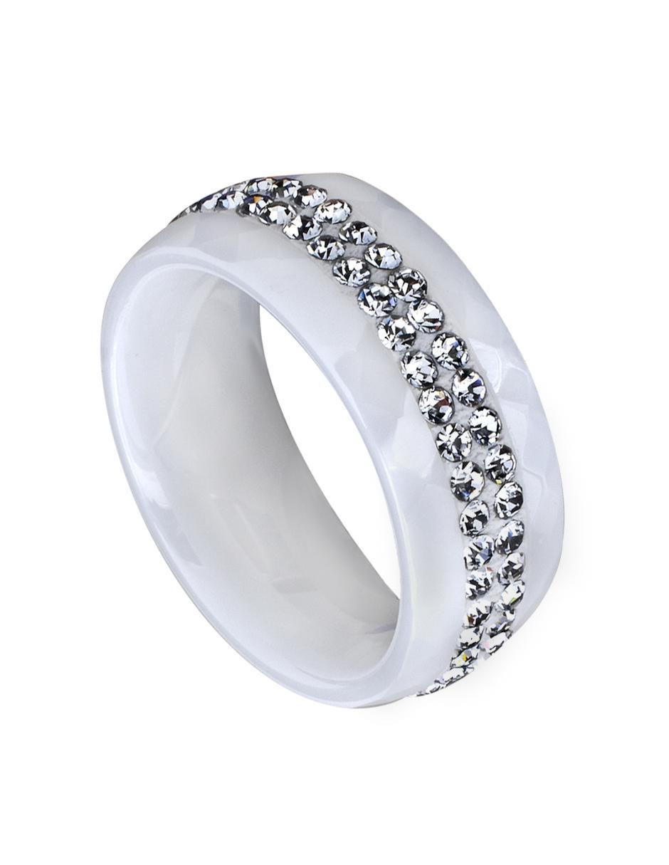 Anillo multi gemas redondo Fashion cristal pulido 4