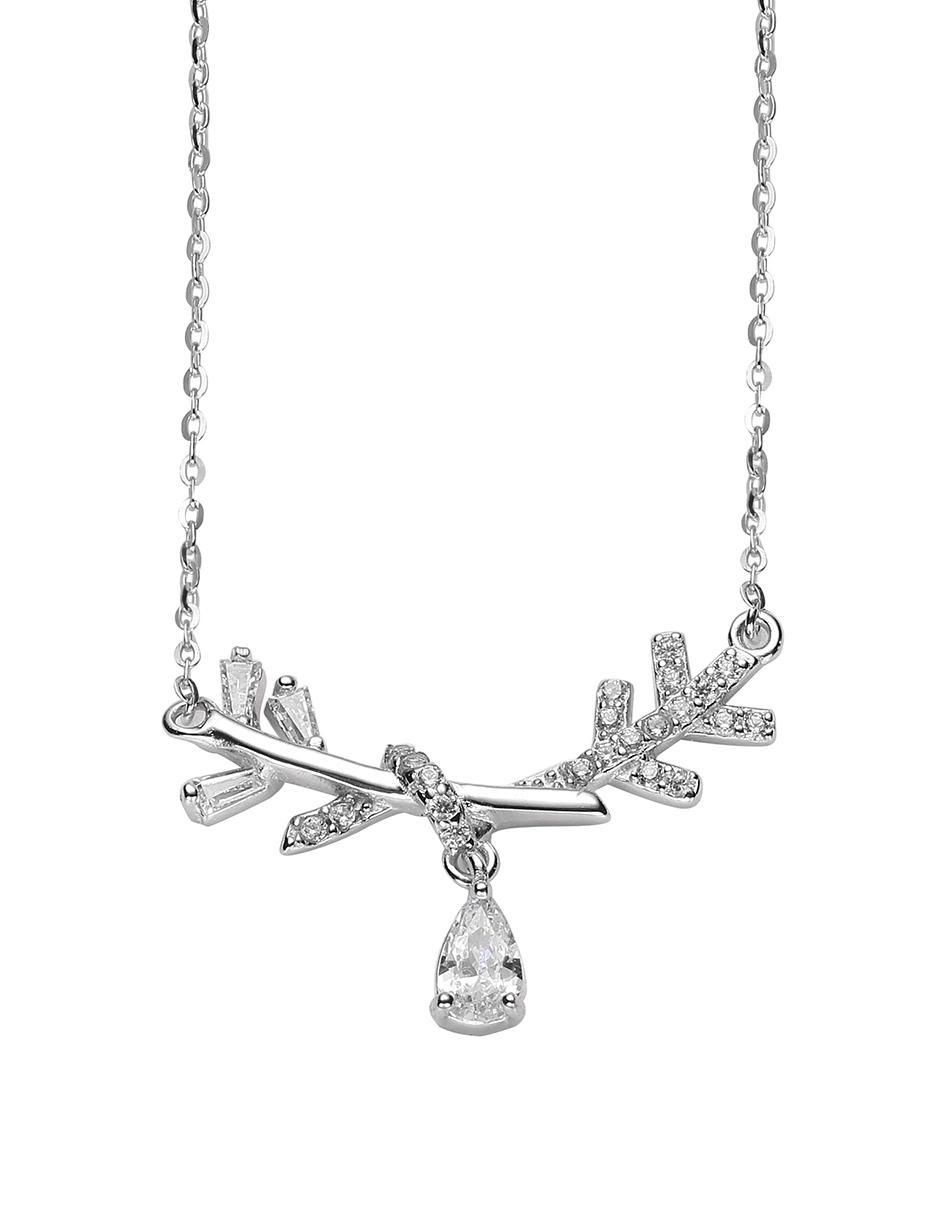 Collar de flor de plata P 925 2