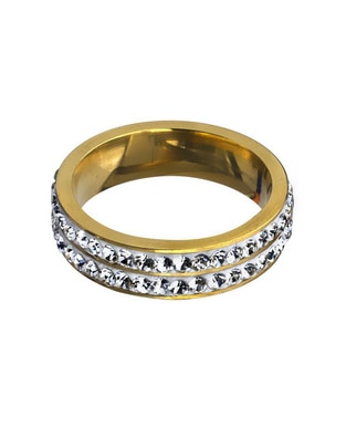 Anillo multi gemas redondo Fashion cristal pulido