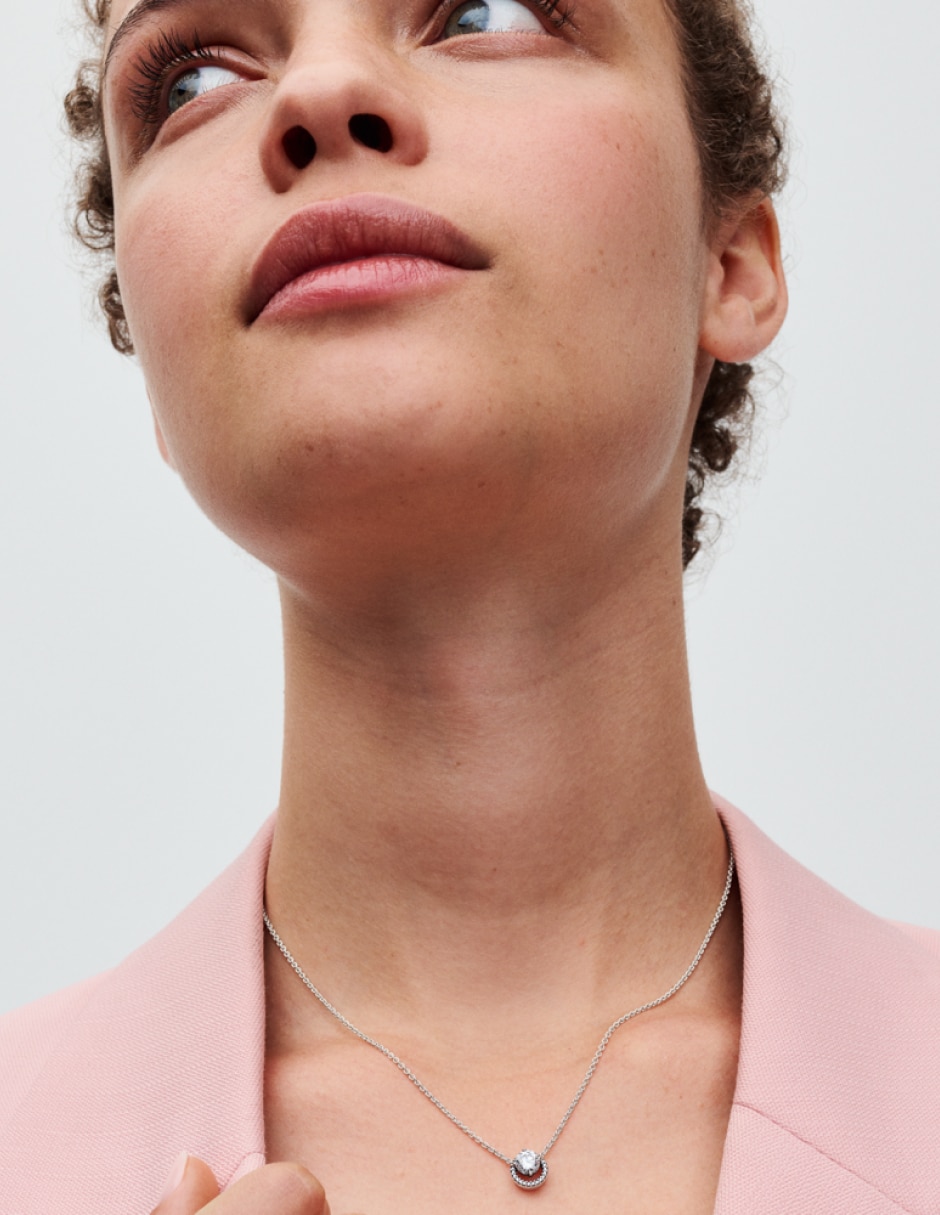 Collar circular de plata P 925 4