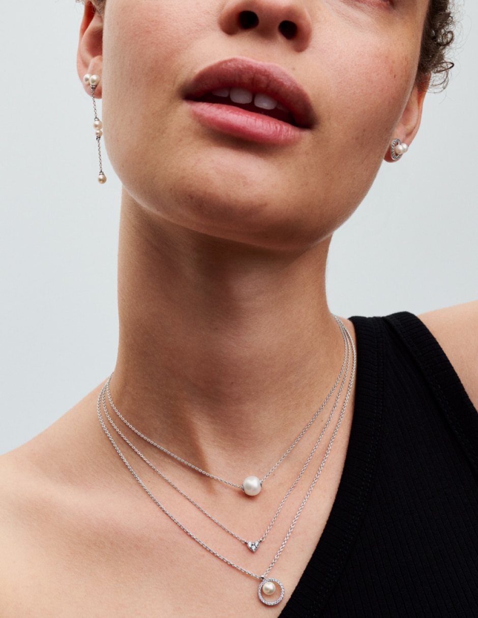 Collar circular de plata P 925 3