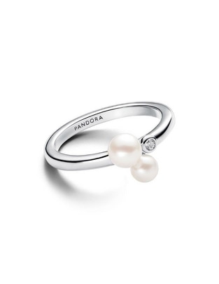 Anillo redondo Timeless P 925 de plata perla brillante Anillo redondo Timeless P 925 de plata perla brillante