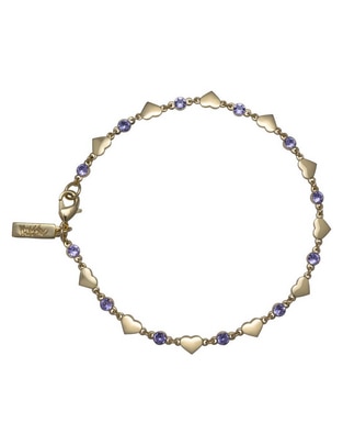 Pulsera con cristal acabado brillante Pulsera con cristal acabado brillante