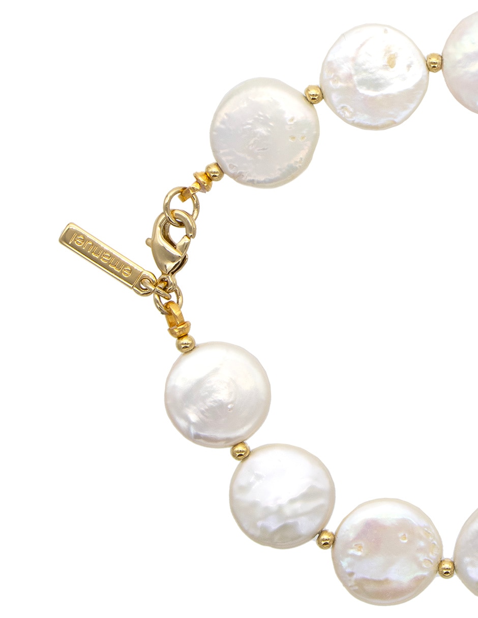 Pulsera Coin con madre perla 2