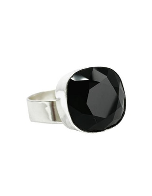 Anillo cuadrada Cushion P 925 de plata cristal