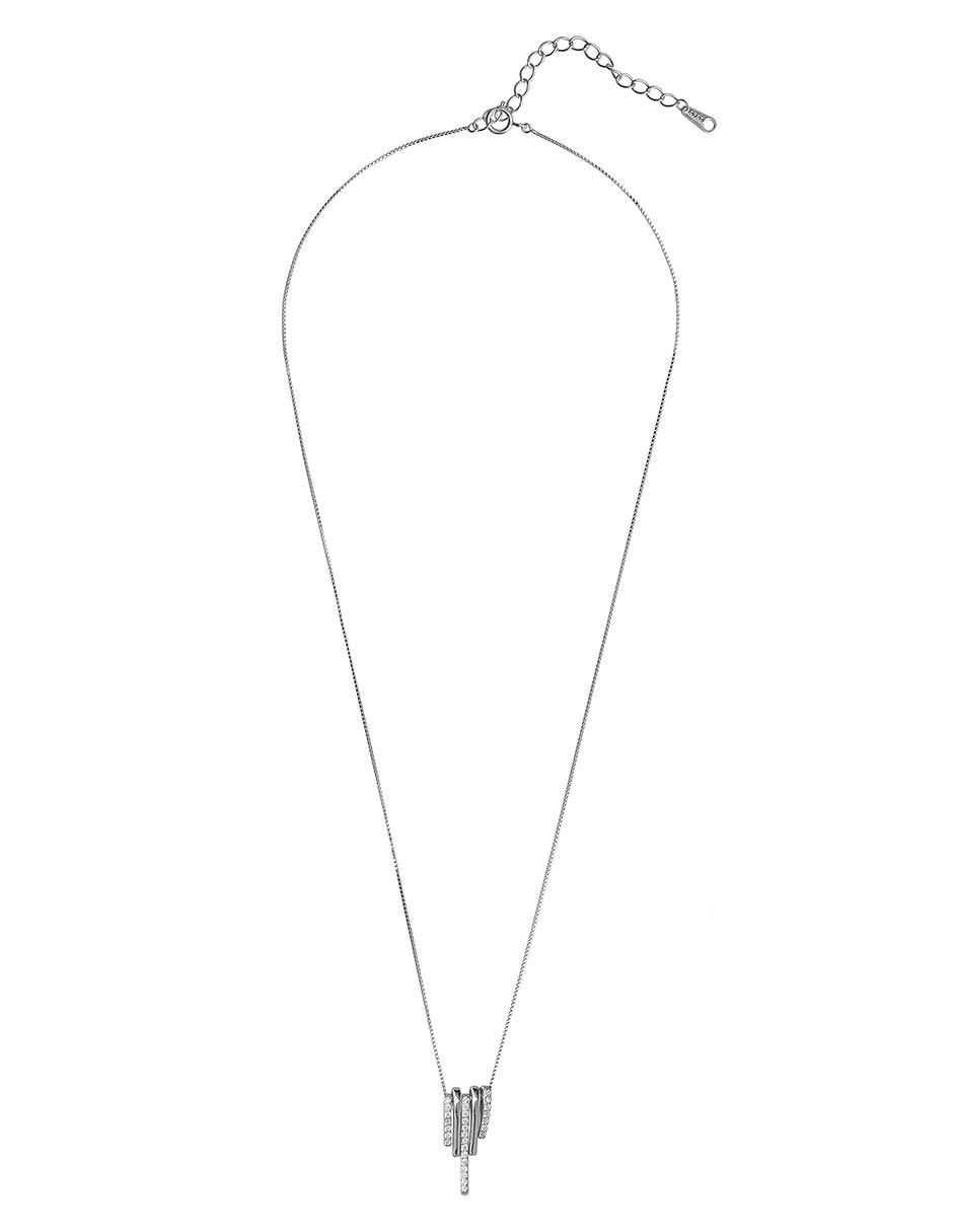 Collar rectangular de plata P 925 1