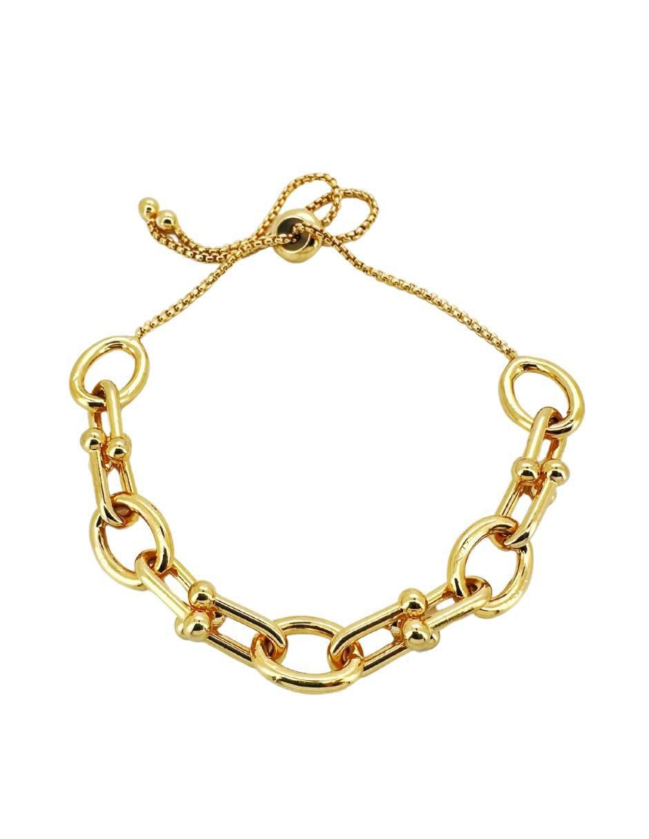 Pulsera con acabado chapa de oro Pulsera con acabado chapa de oro