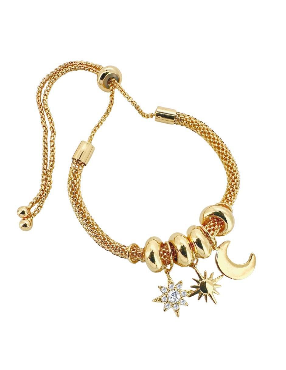 Pulsera con acabado chapa de oro Pulsera con acabado chapa de oro