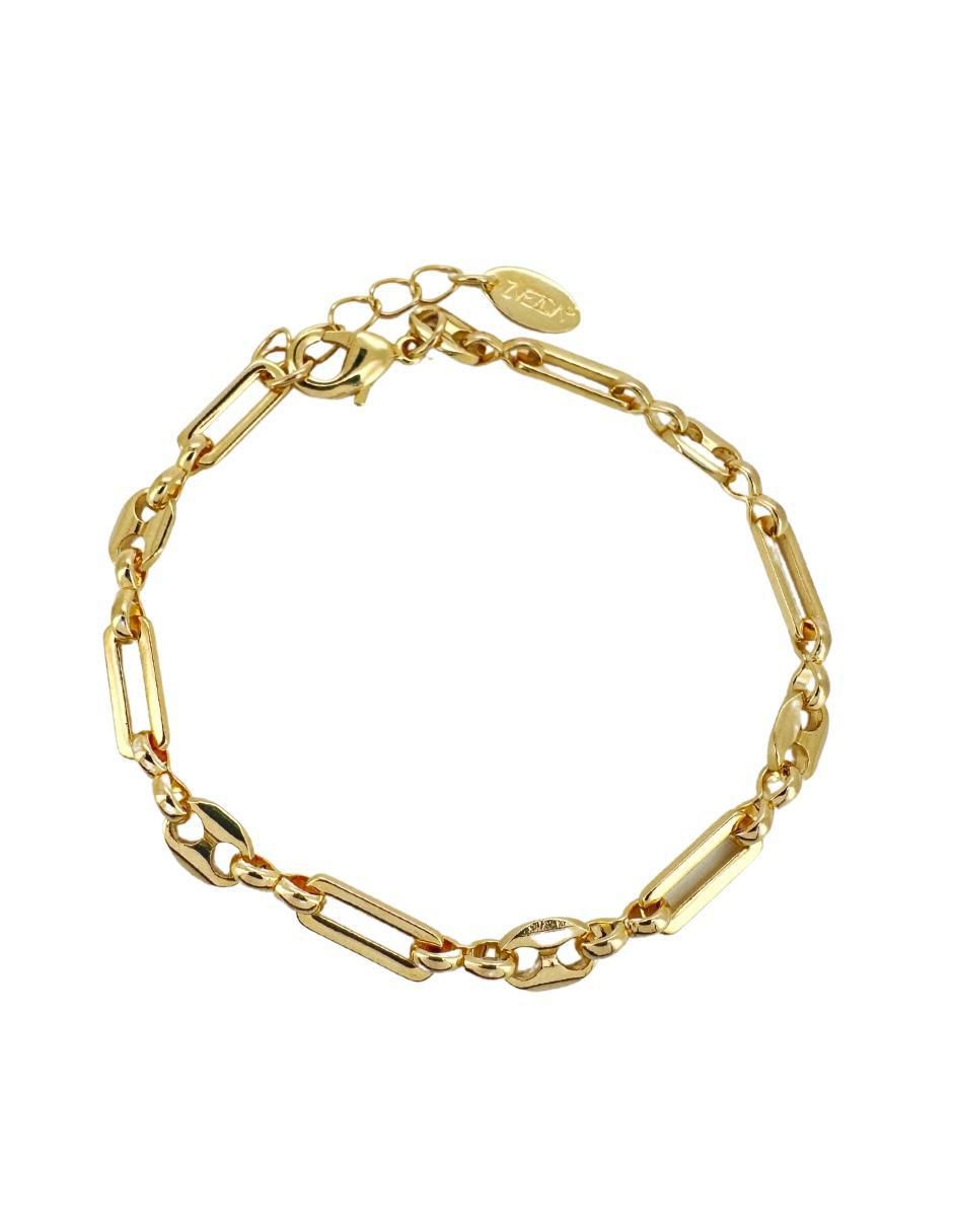 Pulsera con acabado chapa de oro Pulsera con acabado chapa de oro