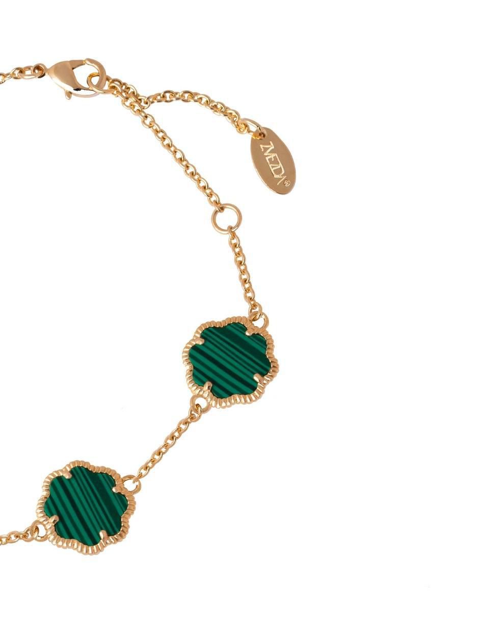 Pulsera Trébol con acabado chapa de oro Pulsera Trébol con acabado chapa de oro