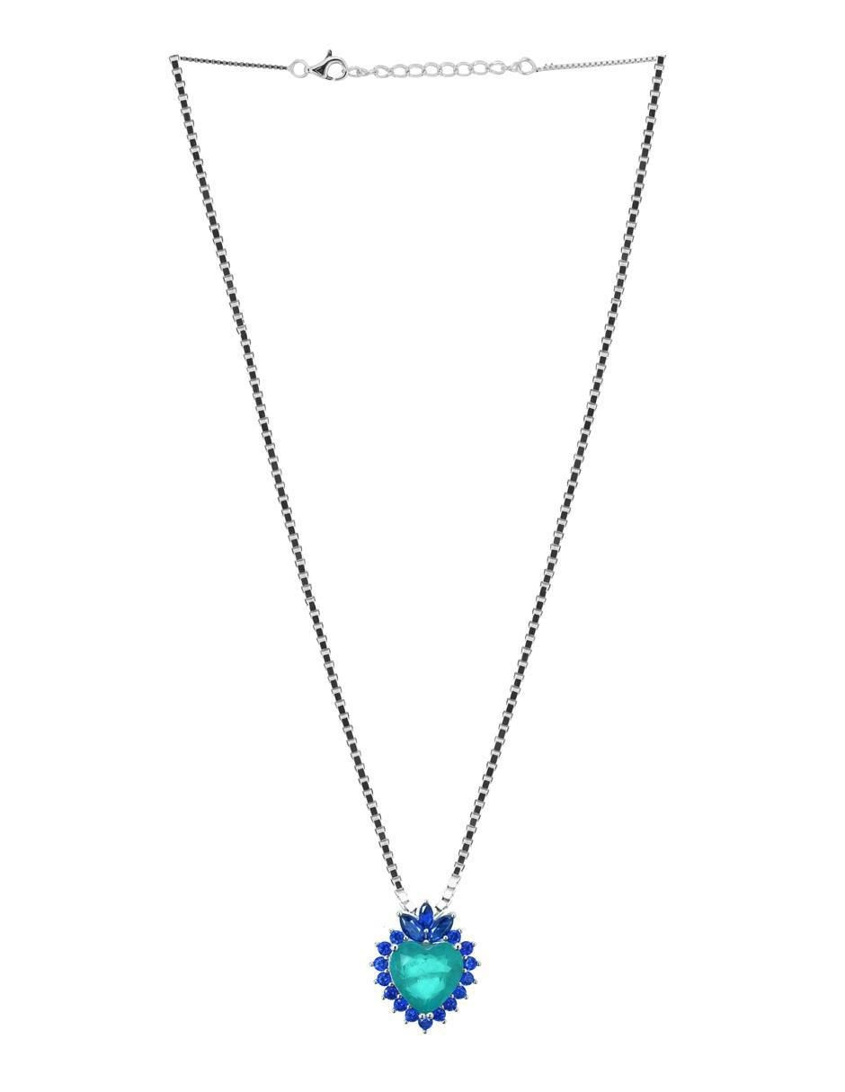 Collar corazón de plata P 925 2