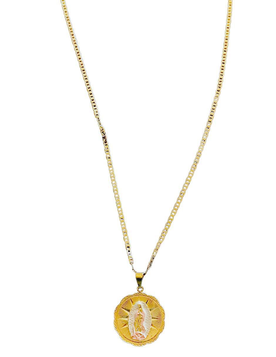 Collar Virgen de Guadalupe 18 K Collar Virgen de Guadalupe 18 K