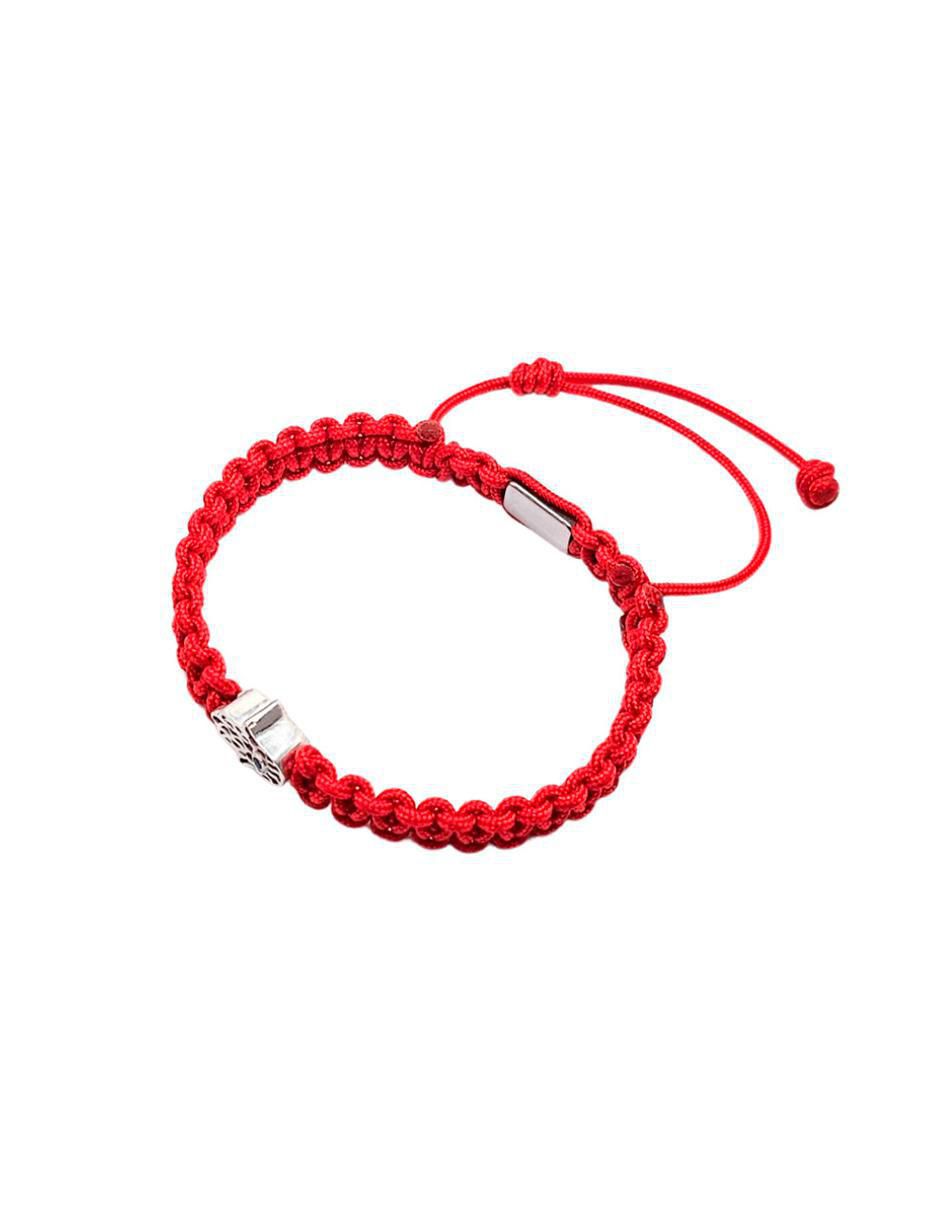 Brazalete de plata con zirconia P 925 acabado liso 3