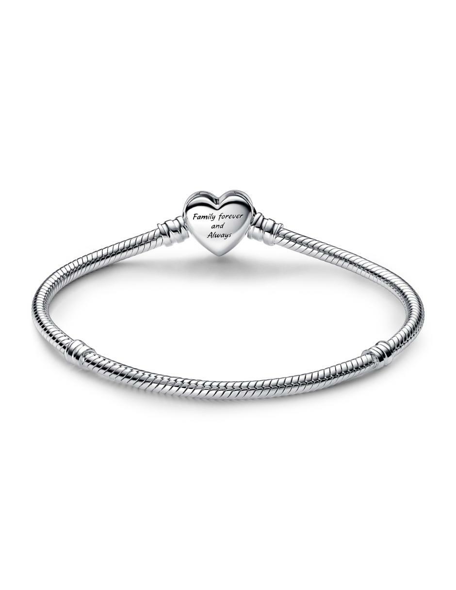 Brazalete de plata con zirconia cúbica P 925 acabado pulido 2