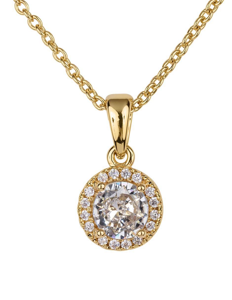 Collar con dije de baño de oro 14 K Collar con dije de baño de oro 14 K