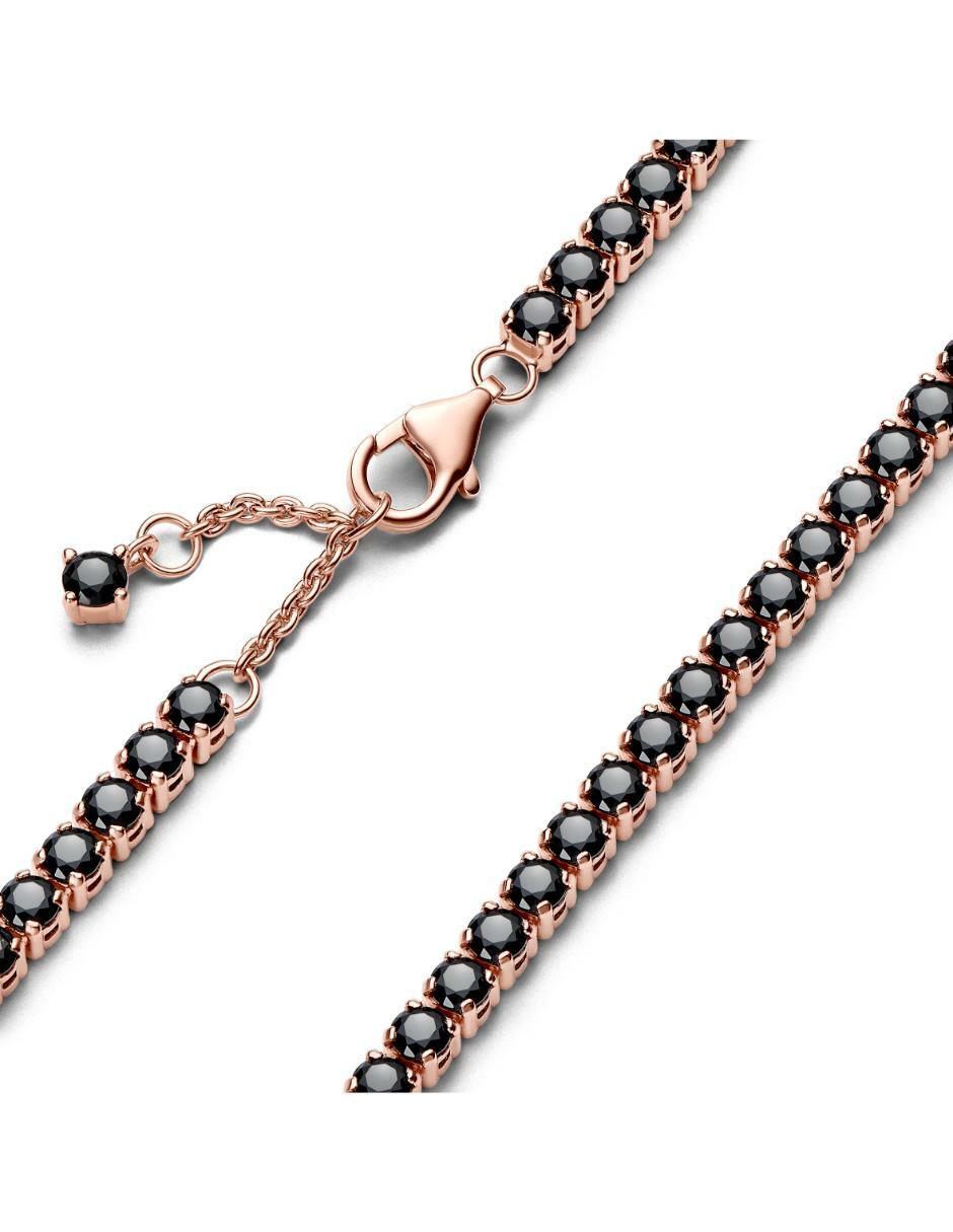 Brazalete de plata con cristal P 925 acabado brillante 2