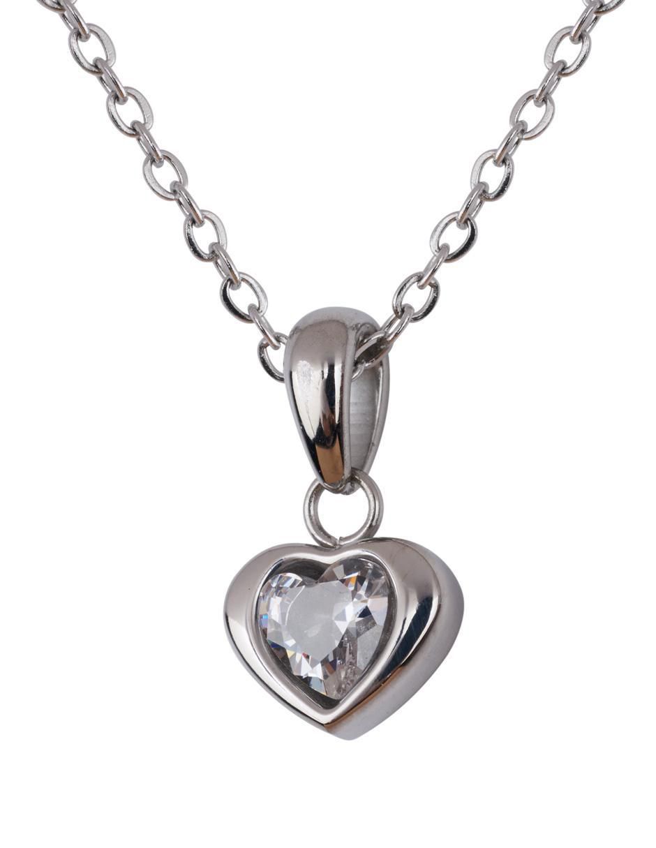 Collar con dije corazón 1