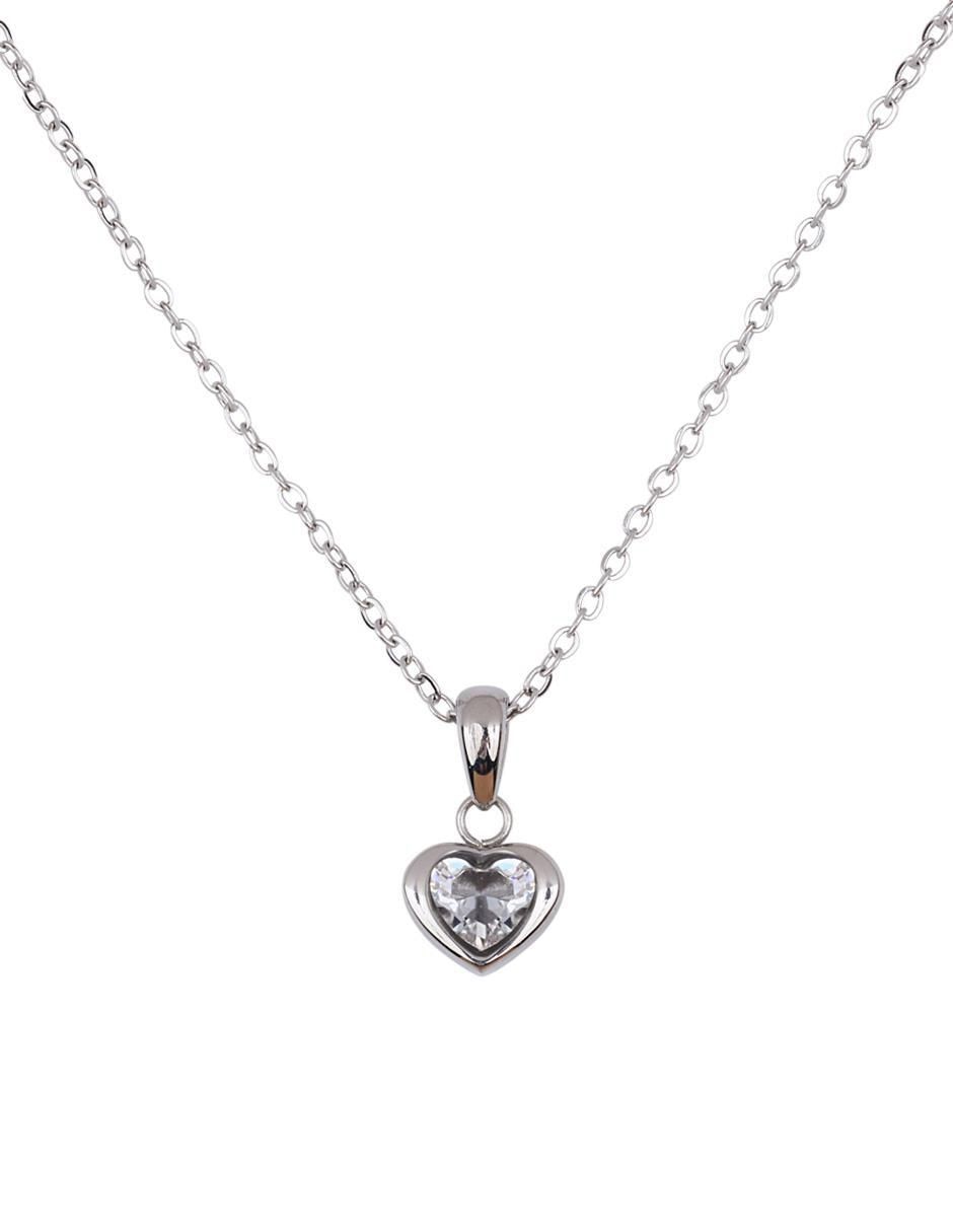 Collar con dije corazón 3