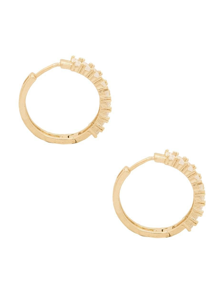 Aretes redondos con acabado brillante 3