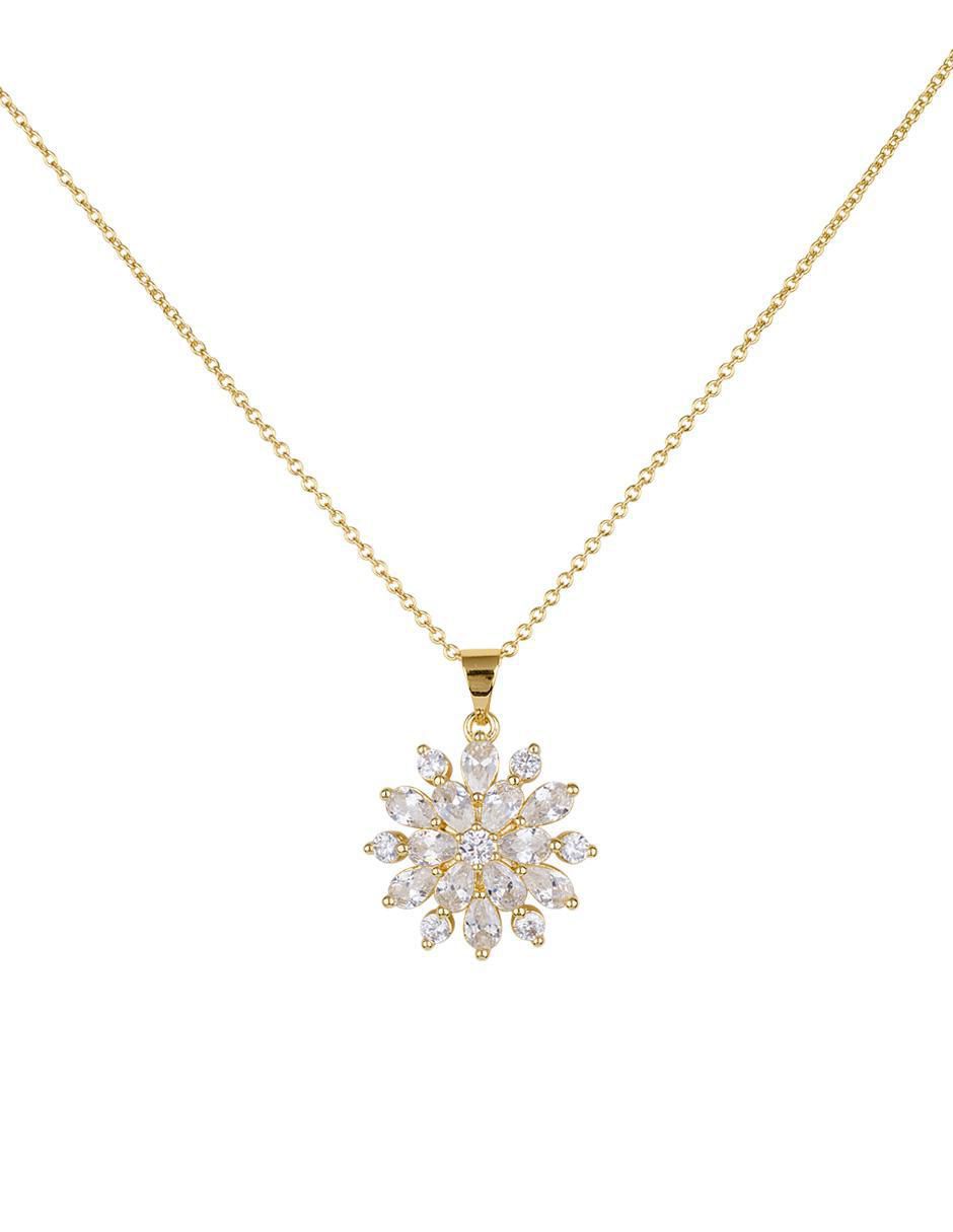 Collar con dije de flor 3