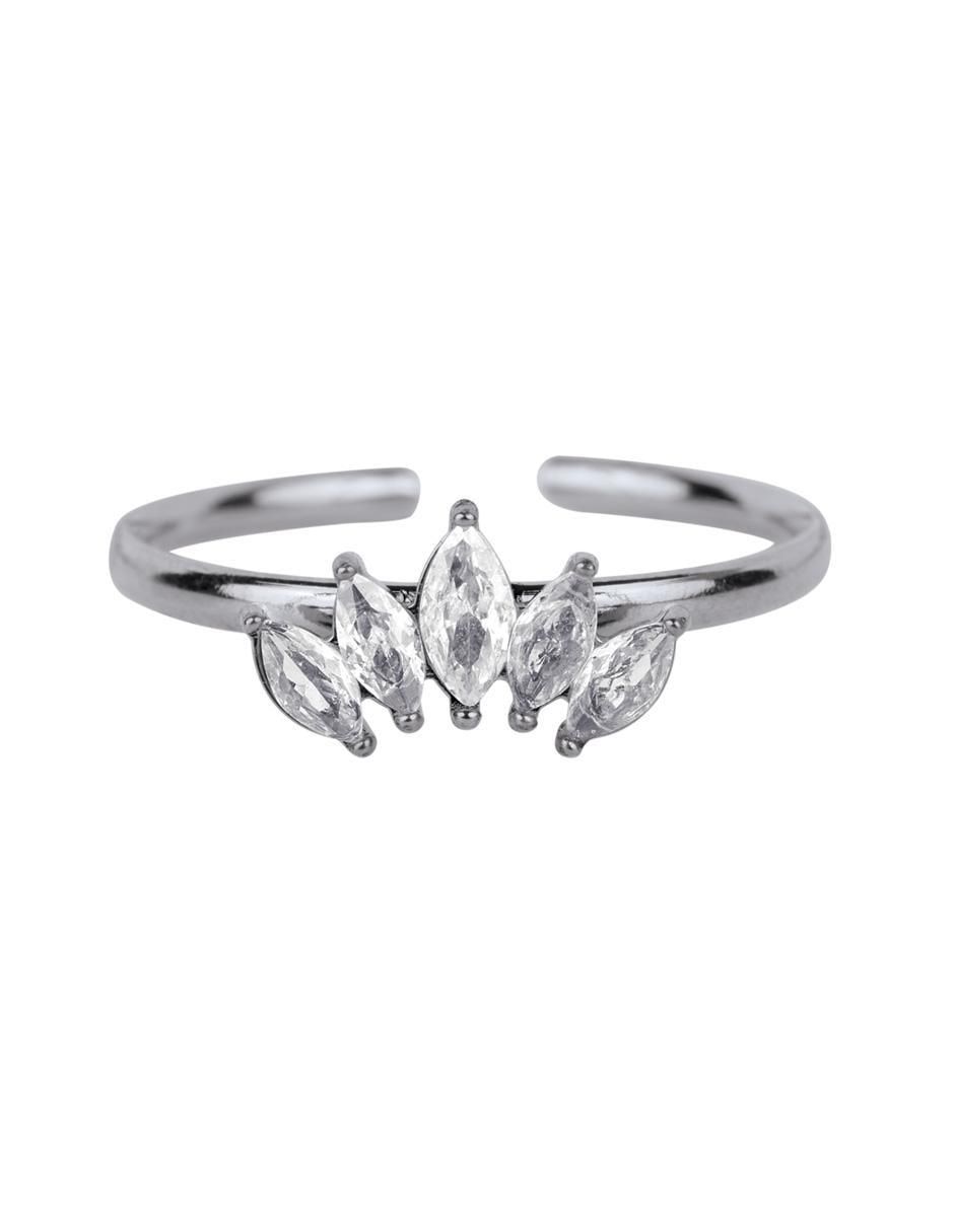 Set anillo zirconia cúbica brillante 6