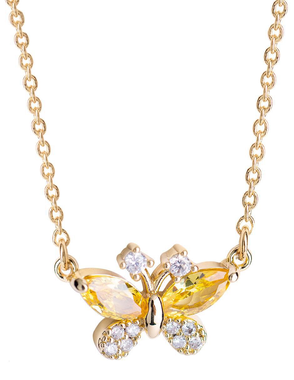 Collar con dije mariposa 2