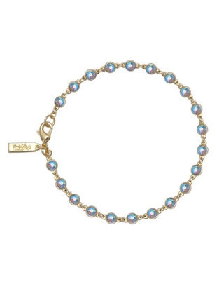 Pulsera con cristal acabado brillante 1