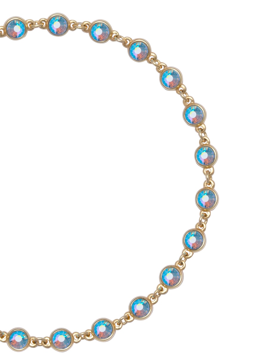 Pulsera con cristal acabado brillante 2
