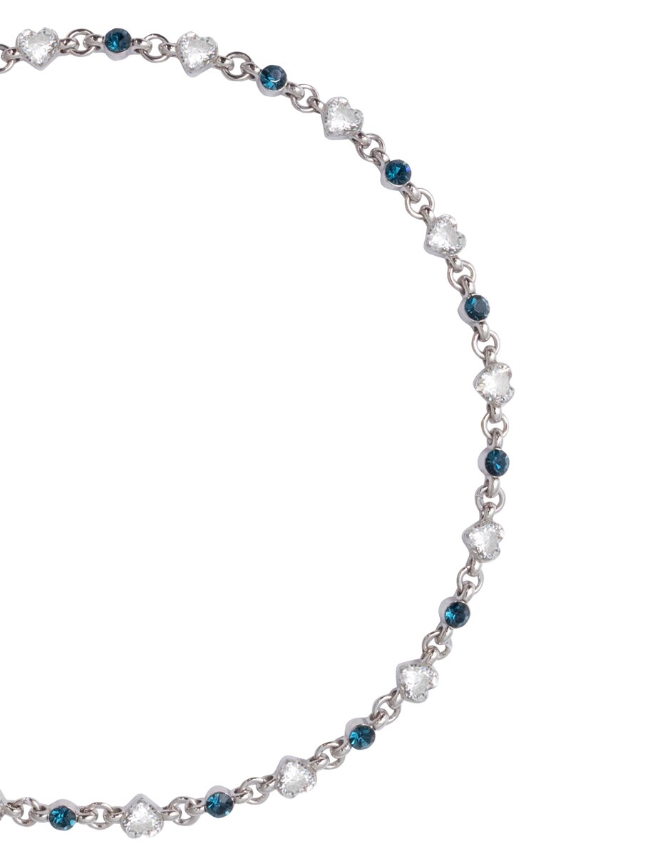 Pulsera con zirconia acabado brillante 2