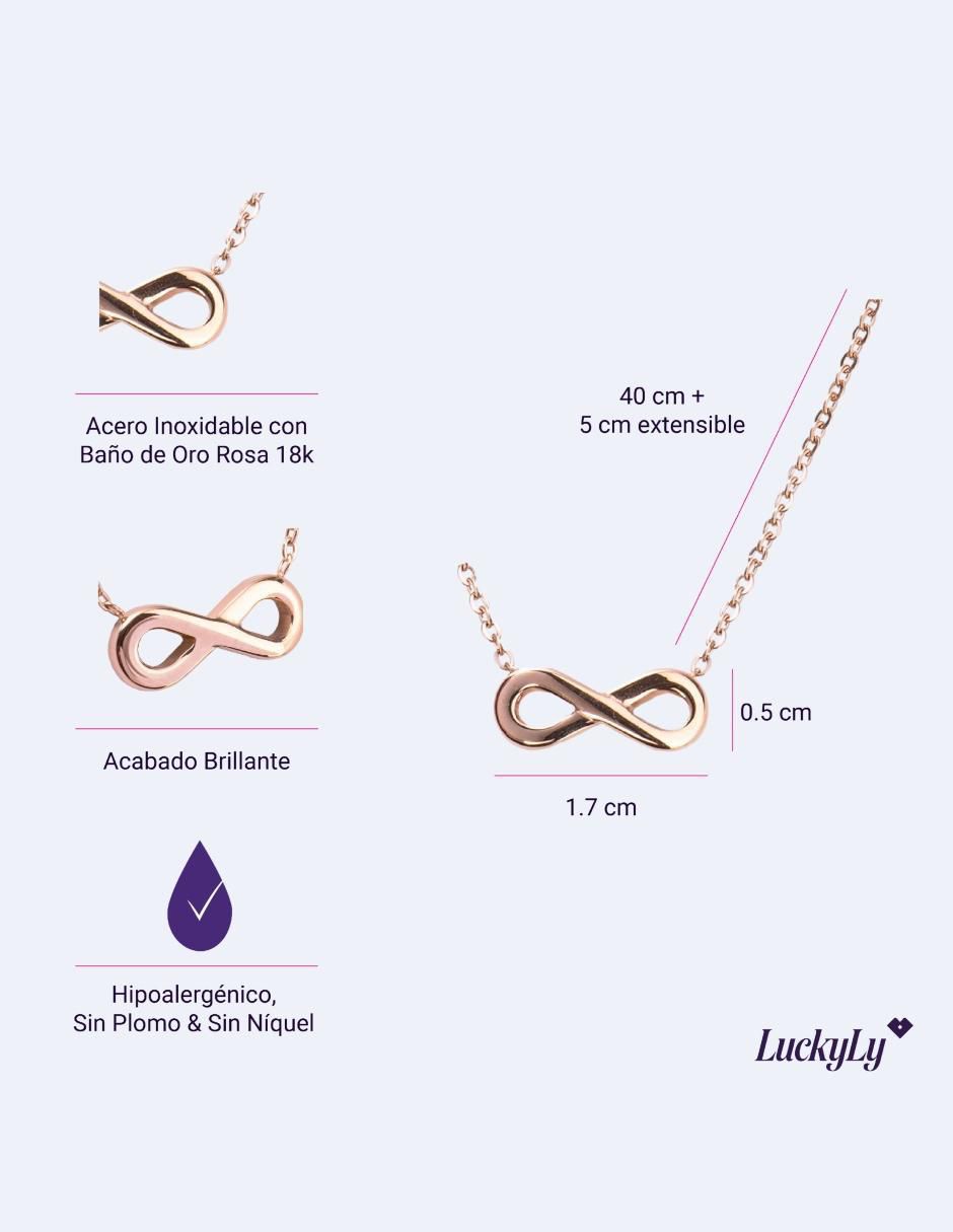 Collar con dije infinito 6