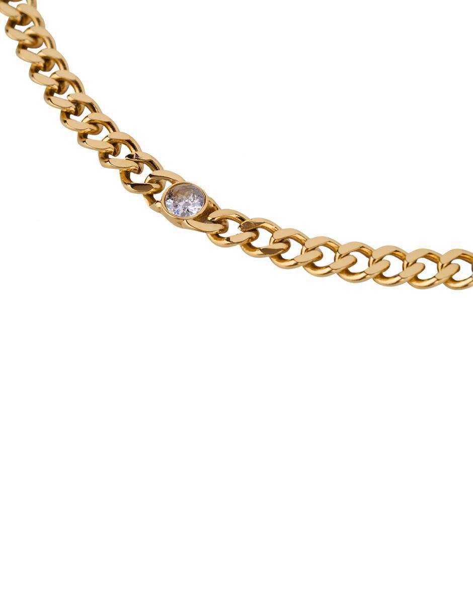 Cadena de eslabones de baño de oro 2