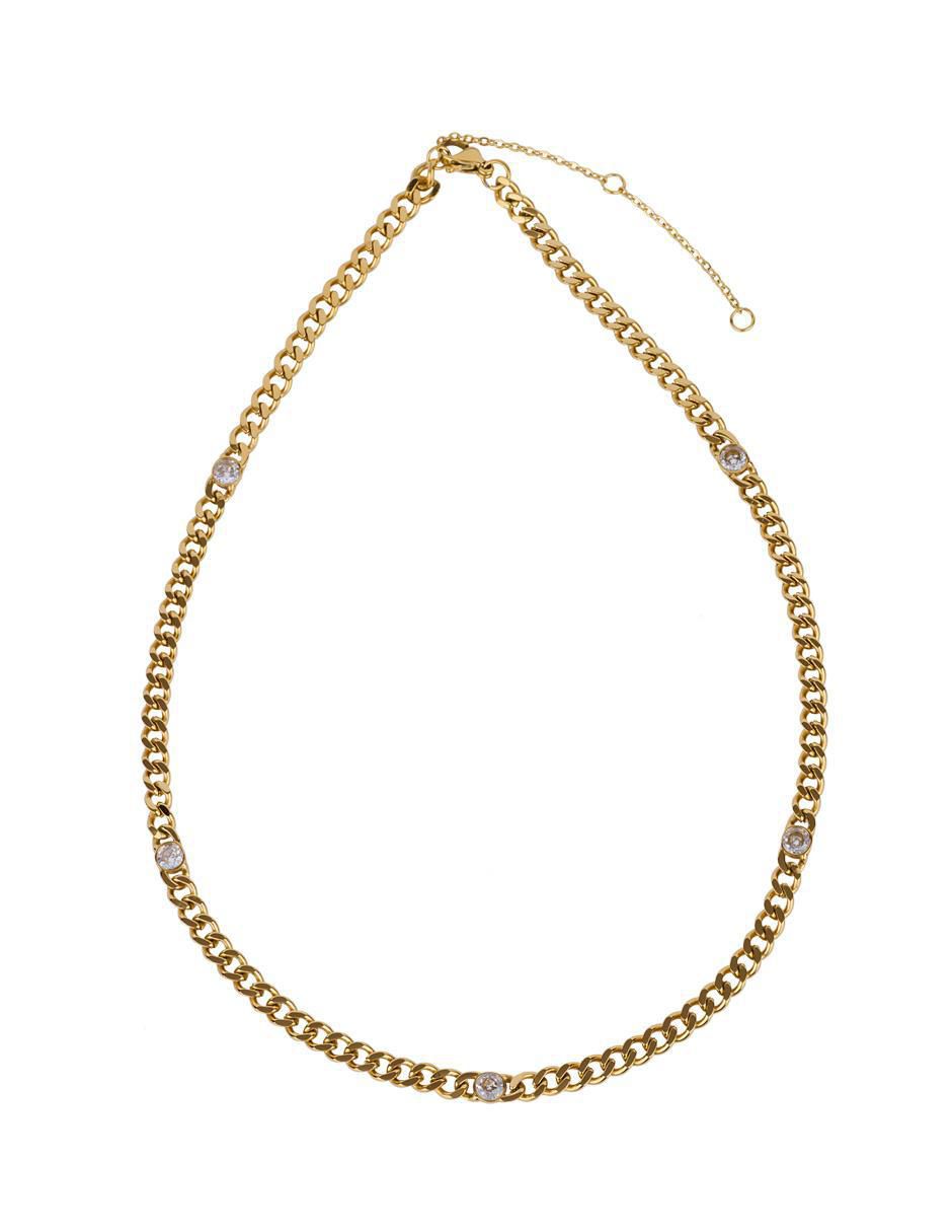 Cadena de eslabones de baño de oro 3
