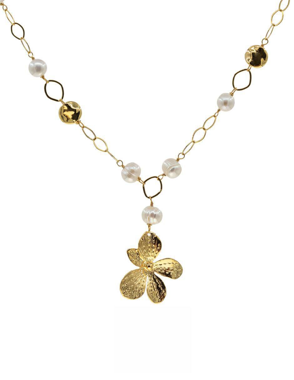 Colgante Y Dije de flor orquideas 2