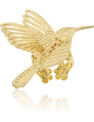 Anillo de colibrí baño de oro Anillo de colibrí baño de oro