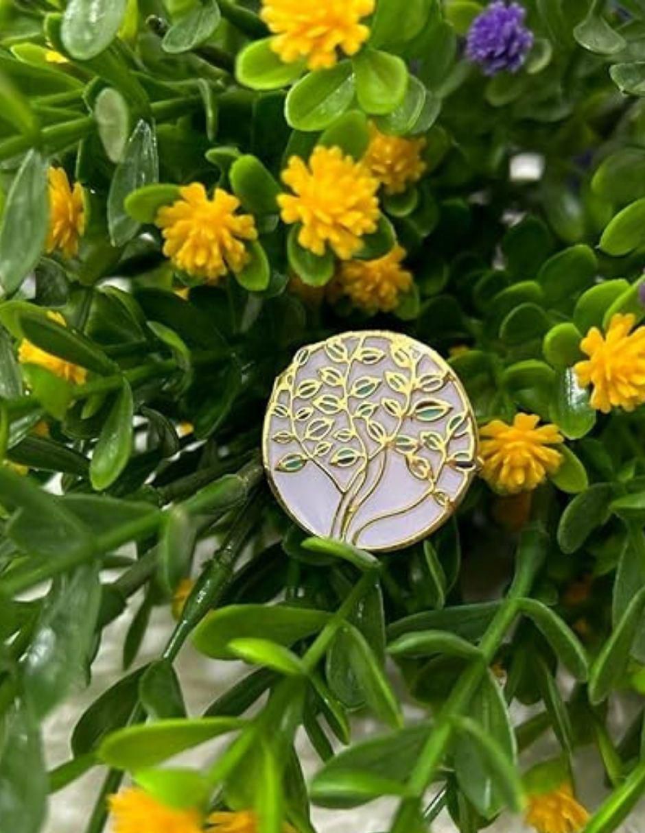 Anillo de árbol baño de oro 3