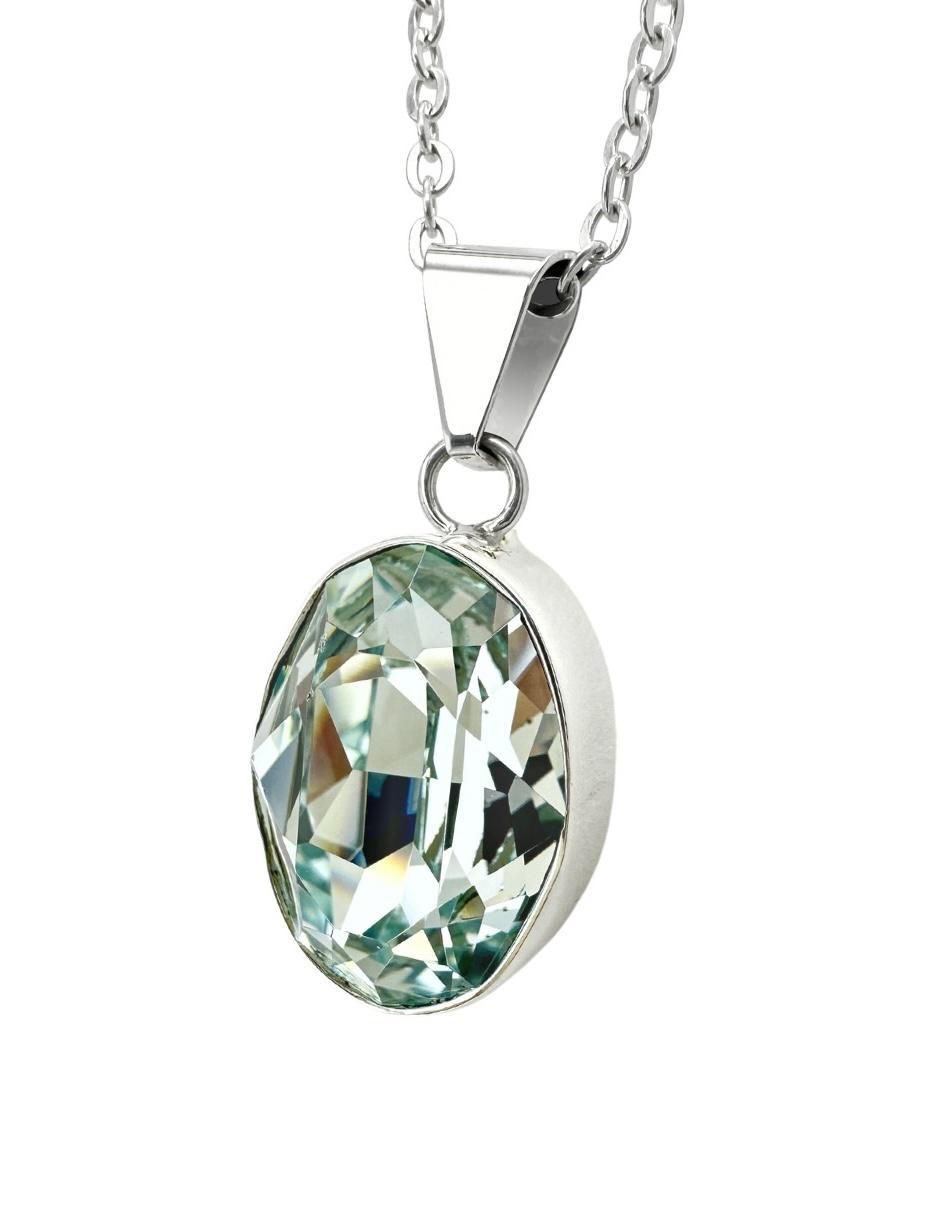 Collar de ovalado de plata P 925