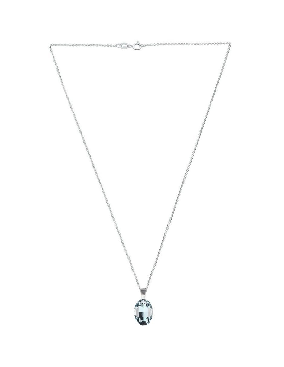 Collar de ovalado de plata P 925