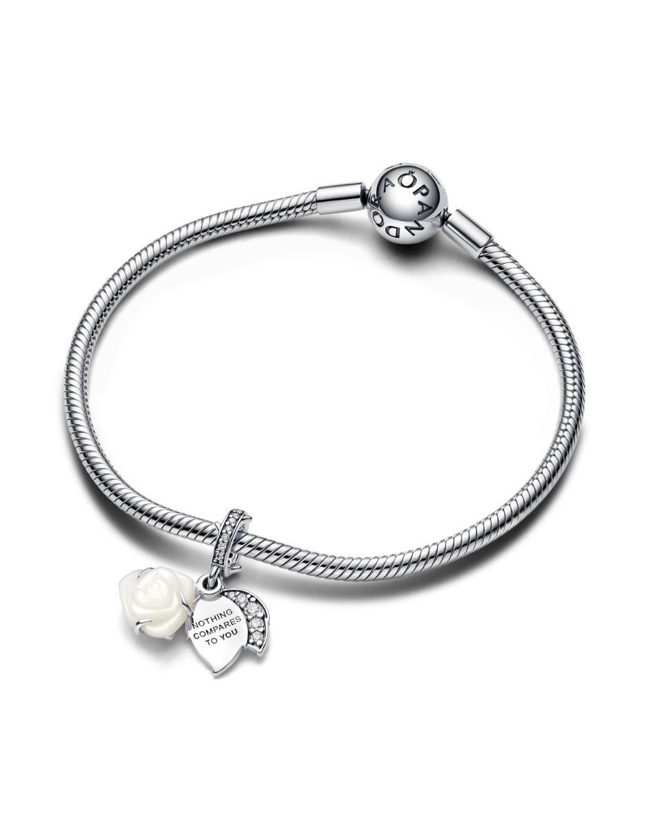Charm de flor Moments de plata P 925