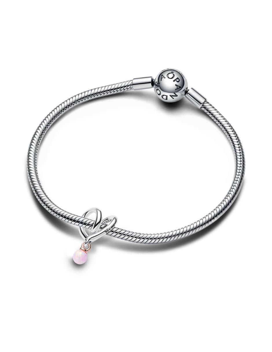 Charm de corazón Moments de plata P 925