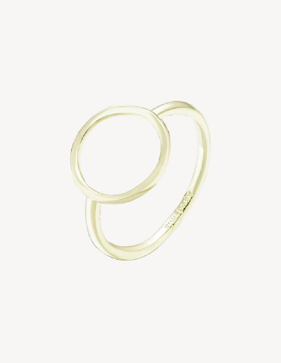 Anillo redondo Humpback brillante