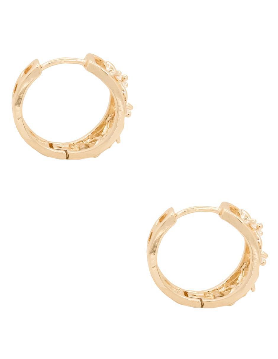 Aretes redondos con acabado brillante 2
